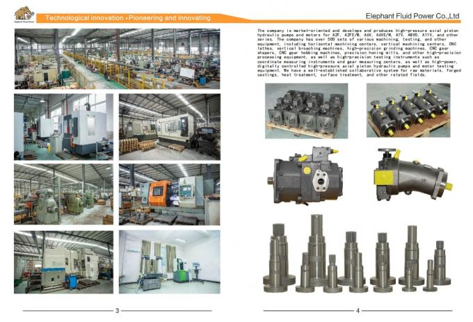 OEM Sauer Danfoss ERL ERR SERIES ERL130BLS2825NNN3 Υδραυλική αντλία με έμβολο για κατασκευαστικές μηχανές 9