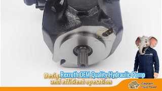 Προβολή OEM Ποιότητας Rexroth New Aftermarket A10VSO18 A10VO18 DR Control Hydraulic Pump Demo