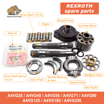 Εξάρτηση A4VSO A4VG A10VSO A15 A20 A11VO A2F A2V A6VM A7VM A8V σφραγίδων Rexroth υδραυλικών αντλιών