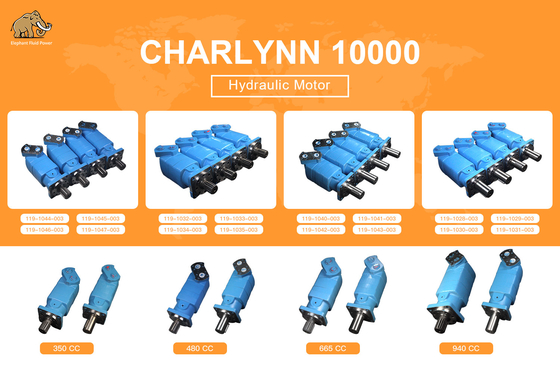 Αρχικός Geroler Υδραυλικός κινητήρας Eaton Char Lynn 10000 σειρά 345-940cc / Rev Αντικατάσταση